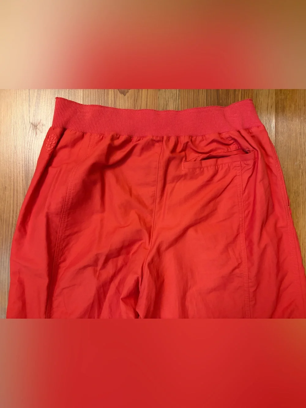 Free People Red Mesmerize Me Cargo Pants M - Picture 6 of 11